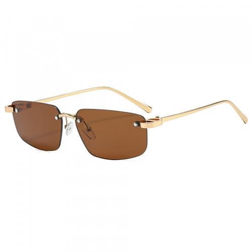 Ochelari De Soare Unisex Techsuit S098, Aurii/Maro