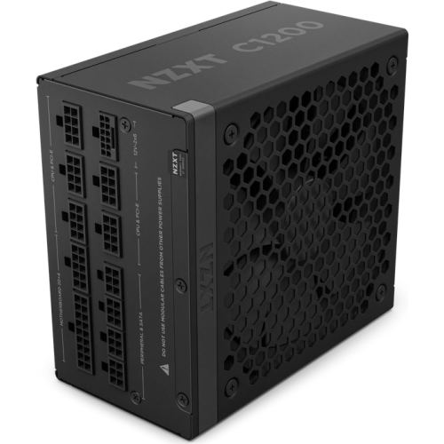 NZXT Sursa alimentare NZXT C1200 Gold, 1200 W, ATX 3.1, Full Modulara, 80 Plus Gold, Negru