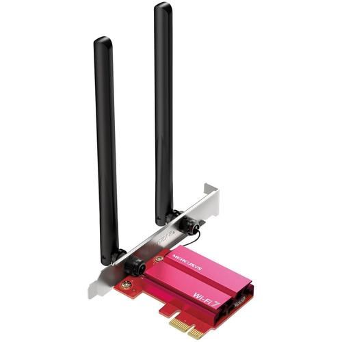Placa de retea Mercusys MA37BE, BE6500, Tri-Band, Wi-Fi 7, Bluetooth 5.4, PCIe