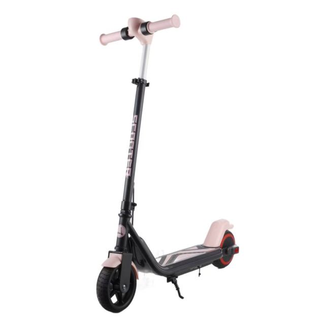 Trotineta electrica pentru copii KidsCare E70 Roz, motor 130W, baterie 24V 2.5Ah, viteza 14 kmh, lumini
