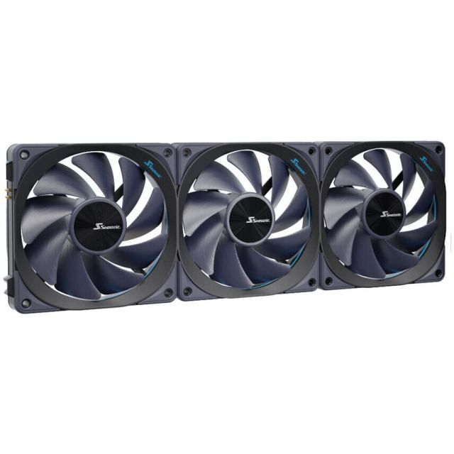SEASONIC Ventilator Seasonic MagFlow 120mm, kit 3 buc