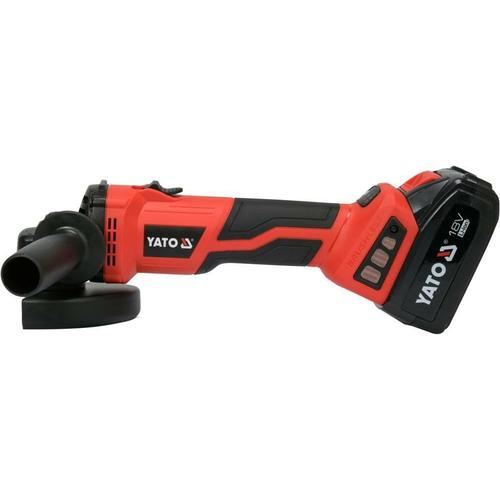 Polizor unghiular Yato YT-828294, 18V, Control viteza, 1X4.0Ah