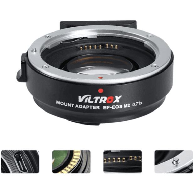 Viltrox Adaptor montura Viltrox EF-EOS M2 Auto Focus de la Canon EF/S la Canon EOS-M mount