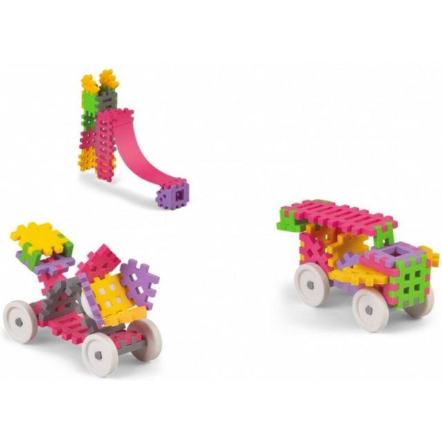 Marioinex Marioinex Waffle mini blocuri, pentru fete, 35 piese