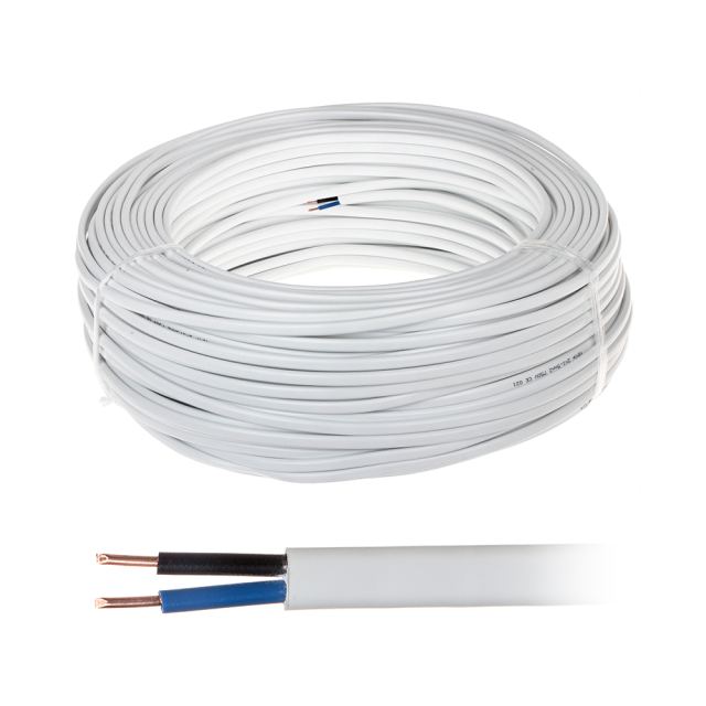 Cablu alimentare MYYUP 2x1, 2x1.00 mm, plat, CCA, rola 100 m