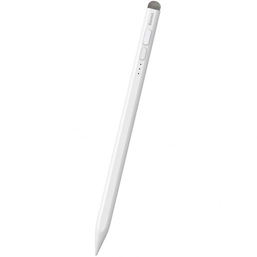 Touch Pen Baseus Smooth Writing 2 Series SXBC060302 pentru Apple iPad, Versiune Activ / Pasiv (Alb)