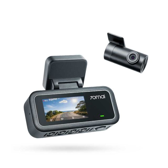 Camera auto fata/spate 70Mai Dash Cam A410NEO-RC21, WiFi 6, 4 MP, 132 grade, GPS, HDR, slot card, control prin aplicatie