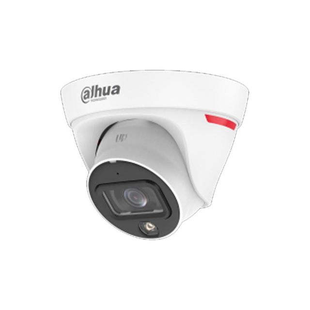 Camera supraveghere IP Dome Dahua DH-IPC-HDW1239T1-A-PRO, 2 MP, 2.8 mm, lumina alba 20 m, microfon, detectie persoane, PoE