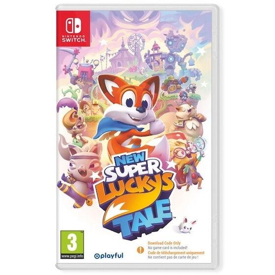 PQube Joc New Super Luckys Tale (Code In Box) - EN/IT/ES/DE/FR, pentru Nintendo Switch