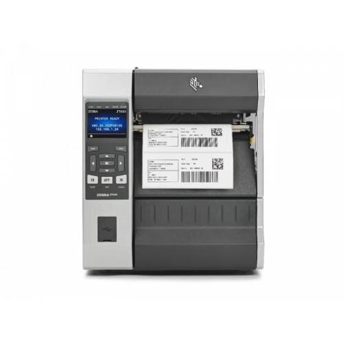 ZEBRA Imprimanta de etichete Zebra ZT620, Direct termic (fara ribon), Transfer termic (cu ribon), 203 dpi, Latime printabila maxim 168 mm, Serial, USB, Ethernet, Bluetooth