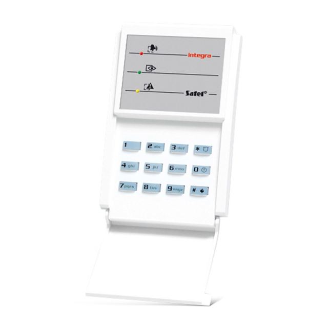 Tastatura de partitie Satel INT-S-BL, buzzer, LED, 1 partitie
