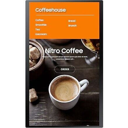 Samsung Ecran interactiv Samsung Kiosk KM24A, 24 inch FHD Touch, 14ms, 75 Hz, Alb