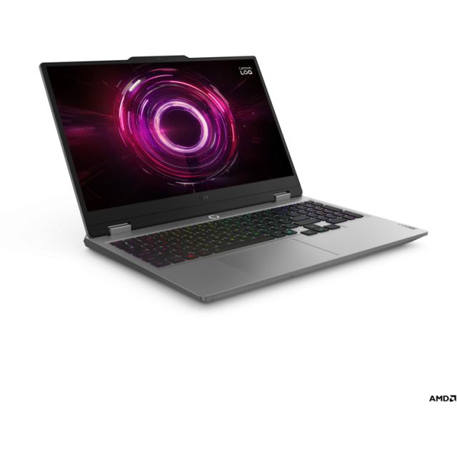 Lenovo Laptop Gaming Lenovo LOQ 15AHP10, Procesor AMD Ryzen 5 220, Display 15.6 FHD IPS 144 Hz, 32 GB DDR5-5600 RAM, SSD 512 GB, Placa video dedicata GeForce RTX 5050 8 GB, NoOS, Luna Grey
