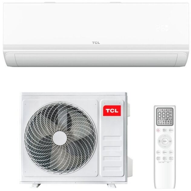 TCL Aparat de aer conditionat TCL BreezeIN Ultra 24000 BTU, A+++, AI Energy Saving, Purificare avansata cu Ioni Bipolari si lumina UVC, Gentle Breeze, WiFi, Optimizat Incalzire, Mod Hotel, Alb