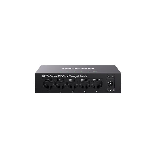 Switch Gigabit IP-COM G2205D, 5 porturi, 10 Gbps, cu management Cloud