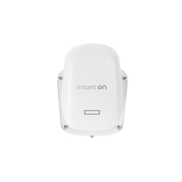 Access Point exterior dual-band HPE Aruba Networking Instant On AP27 S1T42A, Wi-Fi 6, Dual Radio, 2x2 MU-MIMO, IP67, 1 GbE, 25 dBm, PoE, cu adaptor alimentare