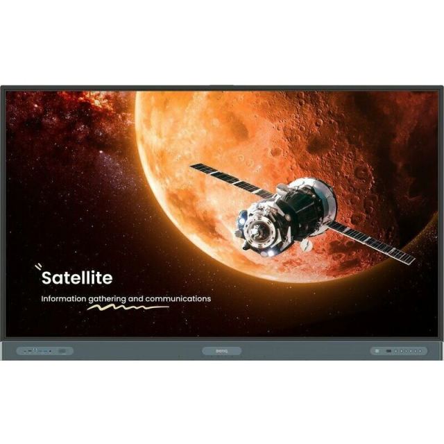 benq Monitor interactiv Benq RP6504, LED, 65inch, 4K UHD 3840x2160, 8ms, 60Hz, HDMI, VGA, DisplayPort, Negru