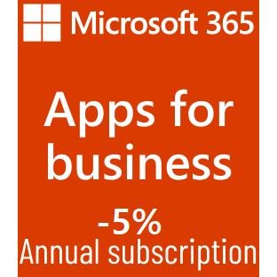Microsoft Licenta Microsoft 365 Apps for Business, Anual, 1 Utilizator, 15 Dispozitive