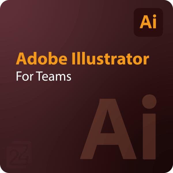 Adobe Licenta electronica Adobe Illustrator for Teams, 1 utilizator, subscriptie anuala - 1 an