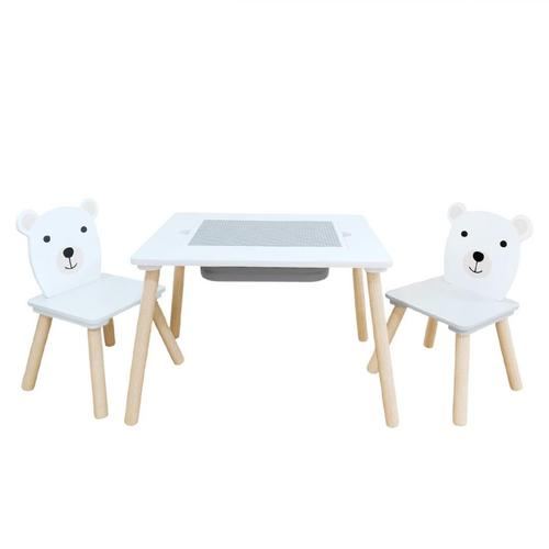 Set masuta cu spatiu de depozitare  si 2 scaune U-Grow UG-74KINET, MDF