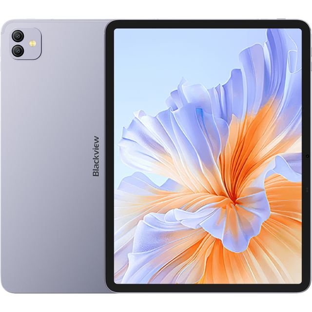 Blackview Tableta Blackview LINK 8 WiFI SET, Procesor MediaTek Helio G100 Octa-Core, Ecran 2K+ IPS 12.7, 6GB RAM, 256GB Flash, Wi-Fi, Bluetooth, Camera 16MP+2MP, Android + Mouse + Tastatura + Incarcator + Sticla Protectie, Violet