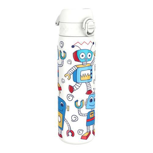Sticla apa pentru copii Slim, inox, 600ml, Robots - Ion8