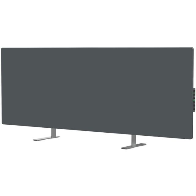 AENO Convector electric de podea/perete AENO AGH0005S, Ecran LED, 700 W, Wi-Fi, Infrarosu, Gri
