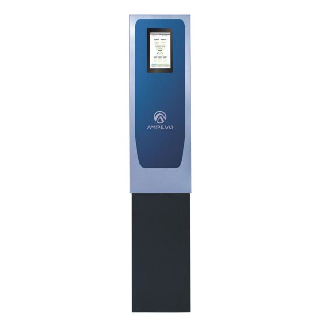 Statie fixa incarcare masini electrice EV-MAG AMP344T2D - IK10, RFID, ecran tactil 10 inch, 2x22 kV, Type 2, trifazat, power management