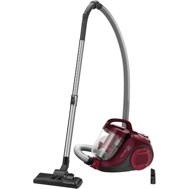 Rowenta Aspirator fara sac ROWENTA Swift Power Cyclonic RO2910EA, 750W, 3 niveluri de filtrare, acoperire 7.5m, motor Effitech, Rosu