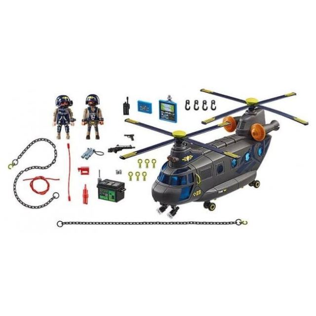 PLAYMOBIL Playmobil City Action 71149, Elicopter de salvare al Fortelor Speciale , Multicolor