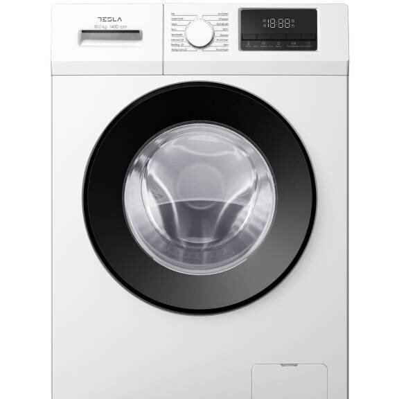 TESLA Masina de spalat rufe Tesla WF101461T, 10kg, A, Inverter, 16 programe, 1400 Rpm, Drum clean, led, Alba
