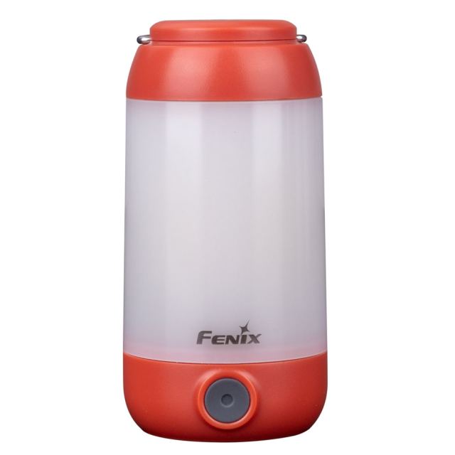Lanterna reincarcabila pentru camping Fenix CL26R, 400 lumeni, 25 m, rosu