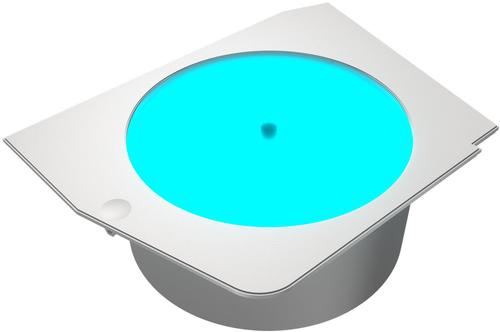 Accesoriu carcasa Cougar FV270 luminous rotating platform, Alb