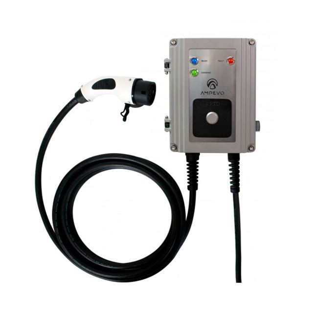 Statie fixa incarcare masini electrice EV-MAG GS107T2GC-CP, 7 kW, Type 2, monofazat, comutator de putere