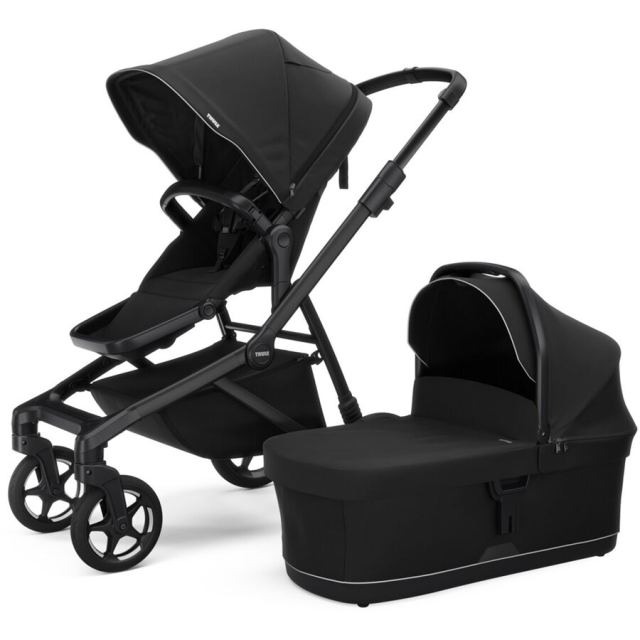 Thule Set Carucior Thule Sleek 2 + Landou, Negru