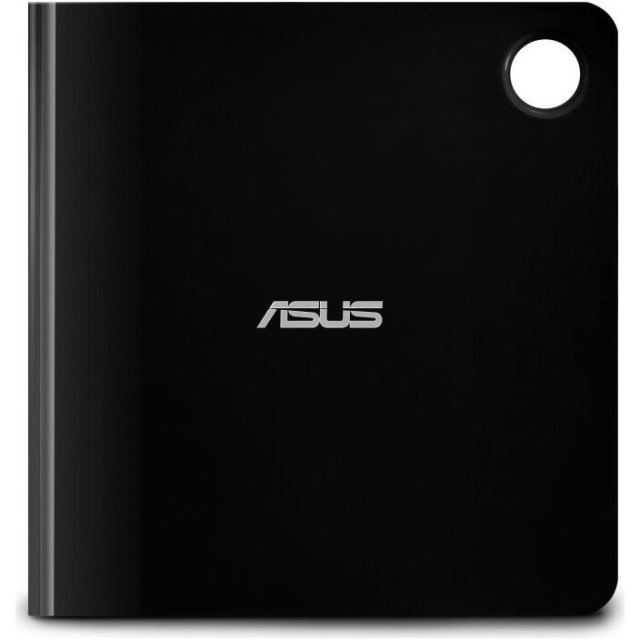Asus Unitate optica notebook ASUS ASUS SBW-06D5H-U BLU-RAY writer extern 6X, suport M-DISC, interfata USB 3.0 (USB 3.1 Gen1) compatibila cu Windows si Mac OS, Nero BackItUp, Negru