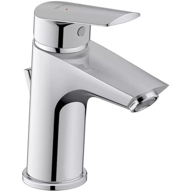 Duravit Baterie lavoar Duravit No.1 N11010001010, marime S, cartus ceramic, monocomanda, 156 mm, ventil, Crom