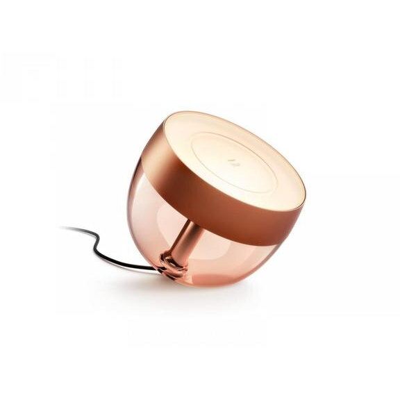 Philips Lampa LED RGB Philips Hue Iris, gen4, Bluetooth, 8.2W, 570 lm, lumina alba si color (2000-6500K), IP20, 20.4cm, Copper