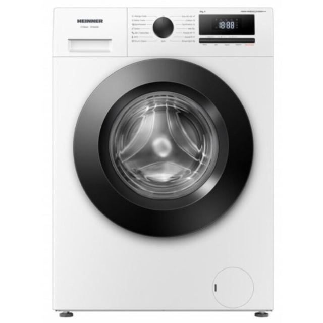 HEINNER Masina de spalat rufe slim Heinner HWM-HME6012IVSMA+++, 6 kg, 1200 rpm, Clasa A, Motor inverter, 15 programe, Display digital, Program rapid 15 min, Program allergy steam, Program baby steam care, Functie adaugare rufe, Blocare acces copii, Alb