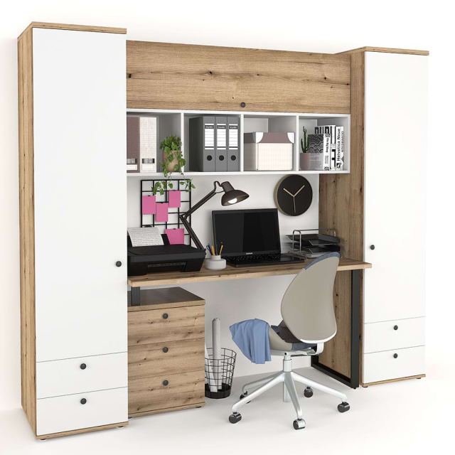 Birou cu biblioteca STUDIO 7