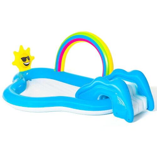 Bestway Centru de joaca gonflabil Bestway BW-53092 Rainbow N' Shine, 257x145x91 cm