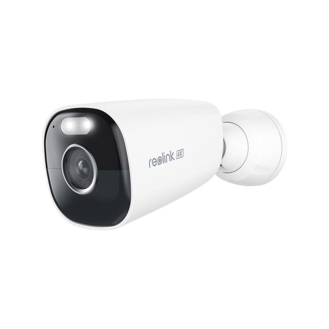 Camera supraveghere wireless Reolink Full Color Argus Eco Ultra B360, 4K, Lumina alba / IR 10m, microfon si difuzor, slot card, vizualizare de pe telefon