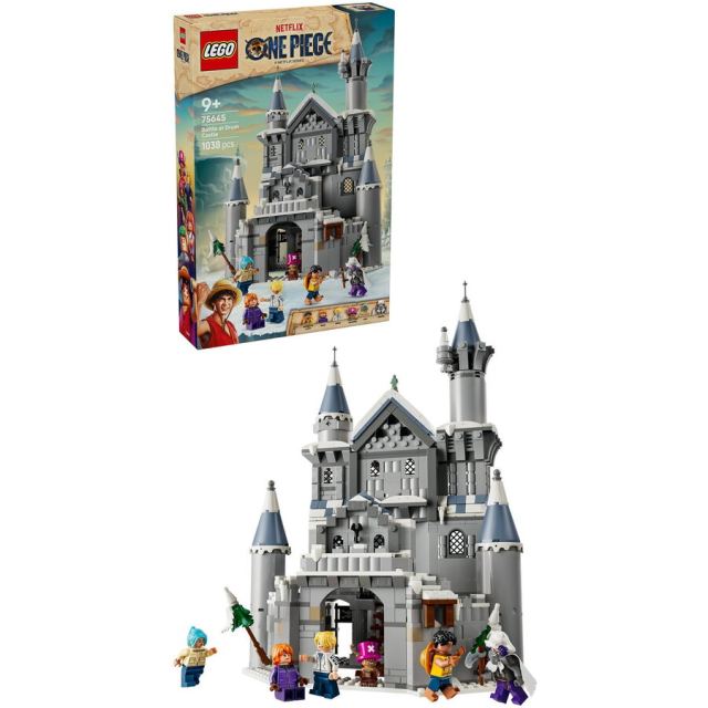 LEGO® Set de constructie LEGO® ONE PIECE Batalia de la Castelul Drum 75645, Jucarii pentru Copii, Jucarii pentru Baieti si Fete, Idee de Cadou pentru Copii, 1038 piese