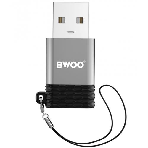 Adaptor OTG USB-C - USB-A BWOO BZ-38, Gri