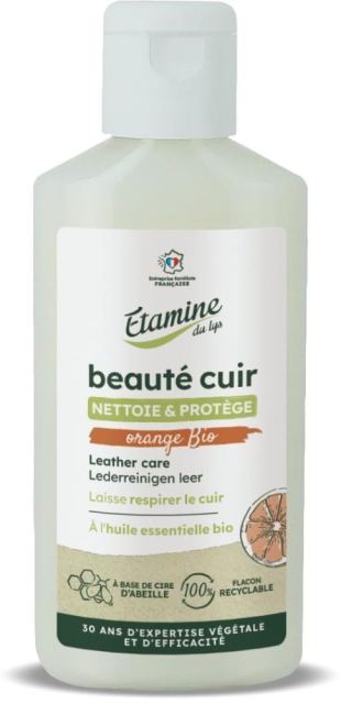Crema pentru curatare si protejare materiale din piele Etamine parfum portocale 100 ml