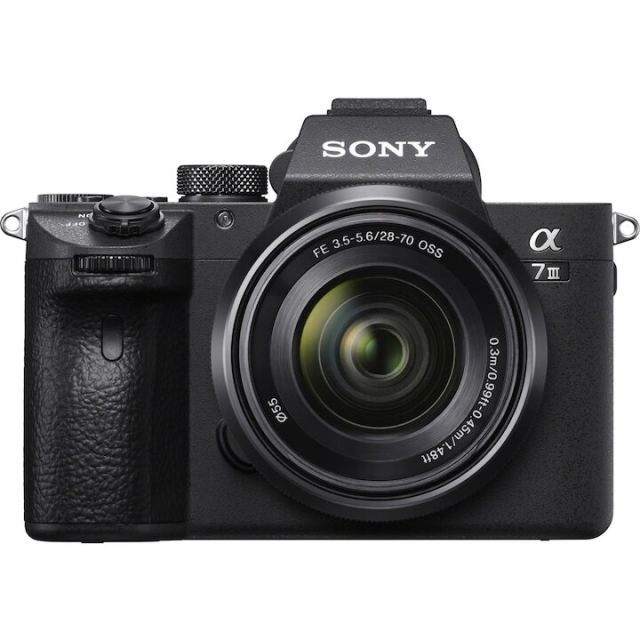 Sony Aparat foto Mirrorless Sony Alpha A7III, 24.2 MP, Full-Frame, E-Mount, 4K HDR, 4D Focus, Wi-Fi, NFC, ISO 100-51200, Negru + Obiectiv SEL28702 28-70mm II