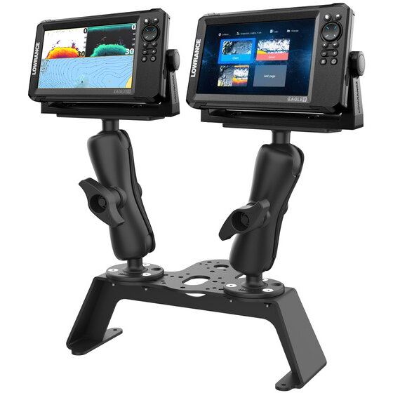 RAM&nbsp;MOUNTS RAM® Fishfinder Deck Kit cu montare electronica marina dubla