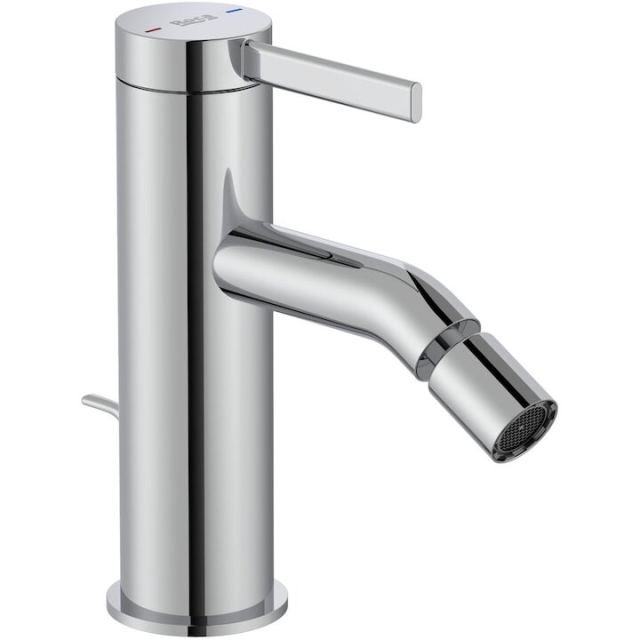 Roca Baterie bideu Roca, Gama Ona A5A609EC00, monocomanda, levier metalic, cartus ceramic, set evacuare cu tija, crom