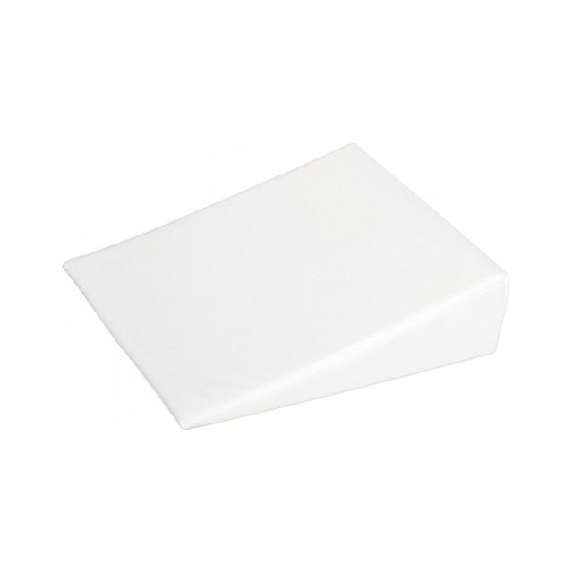 Perna inclinata Bubaba antireflux cu husa din bumbac 30x37x1,5-10 cm  alba