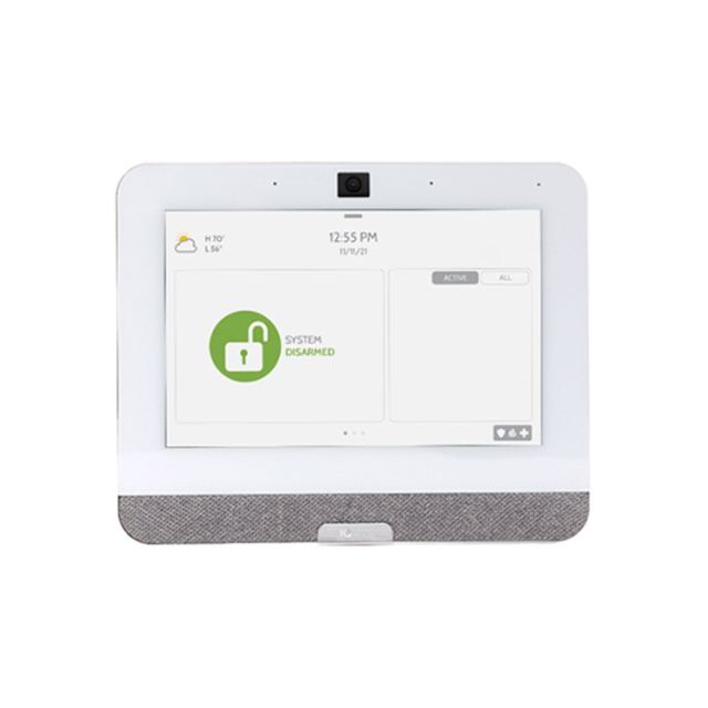 Centrala alarma wireless Qolsys All-In-One IQ 4, 4 partitii, 128 zone, 7 inch, touchscreen, 8 MP, 868 MHz, WiFi, 4G/LTE, Bluetooth, microfon si difuzor, acumulator back-up, Z-Wave
